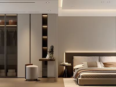 Modern Bedroom 3d model