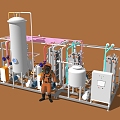 Industrial Equipment 3d model