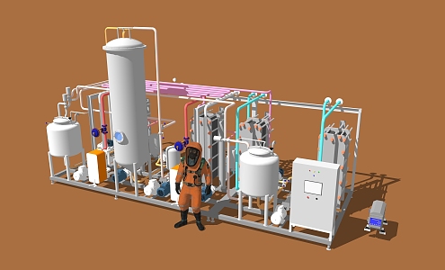 Industrial Equipment 3d model