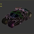 Batman Chariot Suspension Car Future Flying Car Future Car Flying Car Sci-fi Flying Car 3d model