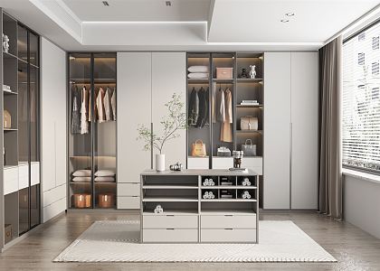 Modern Cloakroom 3d model