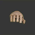 Wooden Hand Model With Poseable Fingers And Smooth Natural Finish