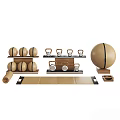 Home Fitness Sports Equipment Including Yoga Balls Kettlebells Foldable Yoga Mat And Wooden Racks