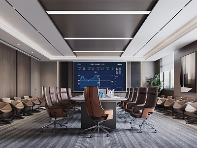 Modern Meeting Room Office Meeting Room 3d model