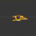 Advanced Orbital Satellite With Solar Panels And Scientific Instruments For Space Exploration