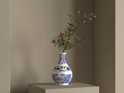Modern Jar Ceramic Vase Pottery Jar 3d model