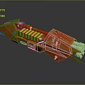 Modern Fighter Sci-fi Transporter Sci-fi Fighter Sci-fi Fighter 3d model