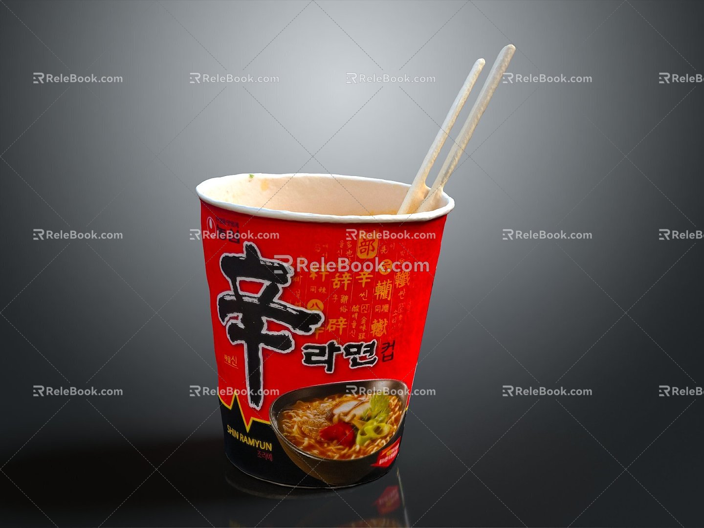 Instant Noodle Noodles Egg Noodles Vegetable Noodles Birthday Noodles Marinated Noodles Hot Soup Noodles Cartoon Food 3d model