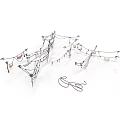 Practical Household Clothesline With Hanging Laundry For Everyday Drying Use