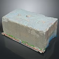 High Quality Natural Stone Block With Textured Surface And Colored Base For Building Projects 3d model