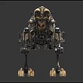 Modern Chassis Bird Robot Bird 3d model