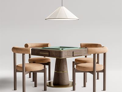 Modern Mahjong Table and Chair Mahjong Table model