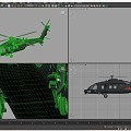 Straight 20 helicopter 3d model