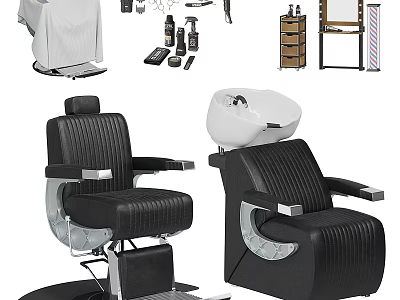 Modern Comfortable Massage Chair With Ergonomic Design And Multiple Relaxation Functions 3d model