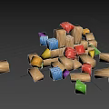Children's building blocks 3d model