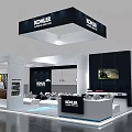 KOHLER Exhibition Booth With Modern Design Product Display And Brand Signage