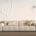 Modern Multiplayer Sofa 3d model