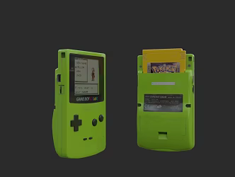 Modern game machine handheld game machine old childhood nostalgic classic 3d model