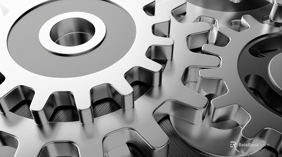 High Quality Hardware Tools Featuring Precision Metal Gears for Industrial Mechanical Components and Applications 3d model