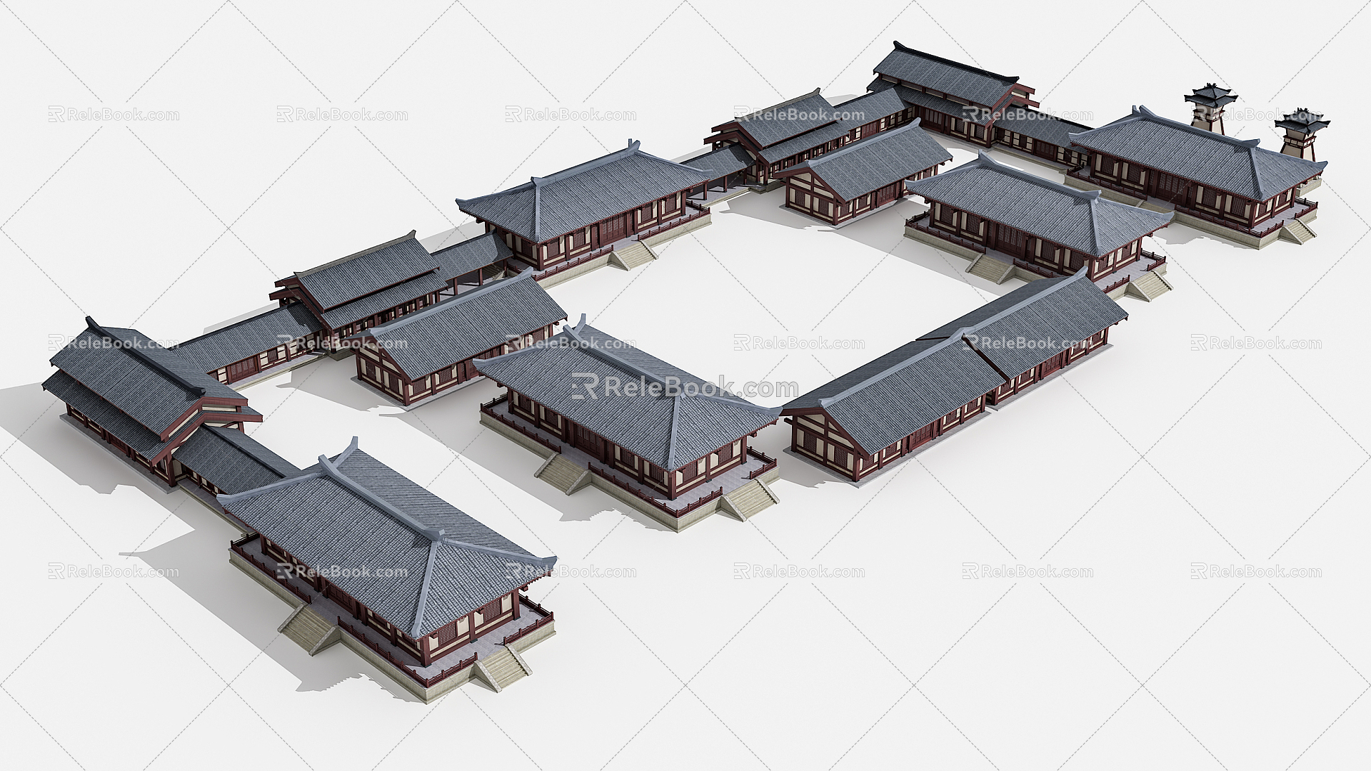 Chinese Ancient Architecture 3d model