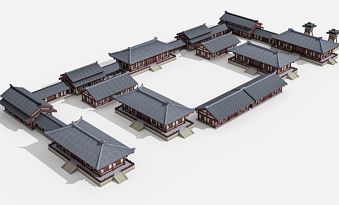 Chinese Ancient Architecture 3d model