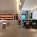 Elegant Modern Beauty and Hair Salon Interior With Styling Chairs Product Shelves And Soft Lighting
