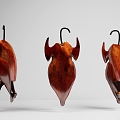 roast duck roast duck roast Beijing roast duck cooked food 3d model