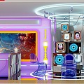 Meichen Robot Milk Tea Shopping Mall Store Milk Tea Shop Science and Technology Wind Cool Mechanical Arm Exhibition Chen Creative Bar 3d model