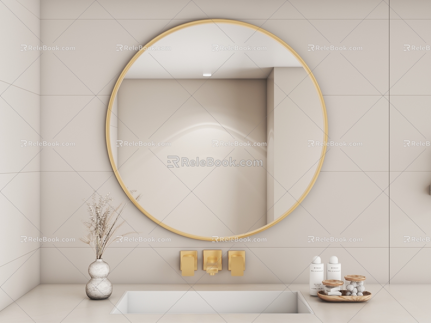 Bathroom mirror 3d model