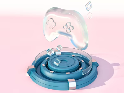 Technology Microsoft Fengmei Chen Science and Technology Museum Ornaments Technology Decoration Technology Icon 3d model