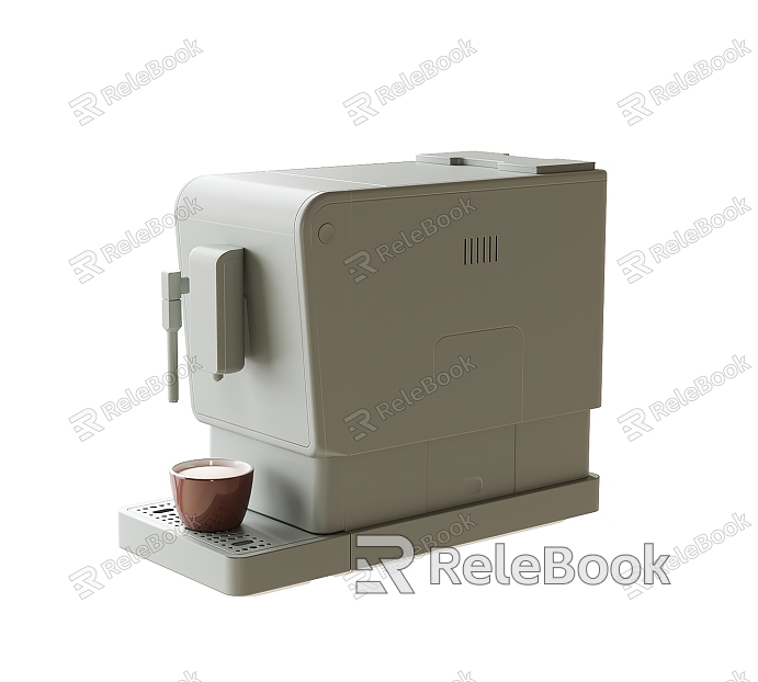 Modern coffee machine household appliances model