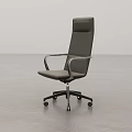 Ergonomic Modern Office Chair with High Backrest Armrests and Rolling Wheels