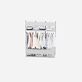 Modern Wardrobe Interior With Hanging Clothes Various Styles Folded Items Gray Drawers And Blue Bag
