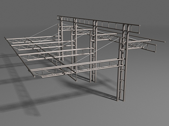 Modern canopy 3d model