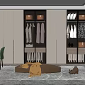 Modern Cloakroom 3d model