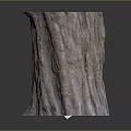 Artistic Wood Stone Decorative Container With Natural Textured Surface And Wavy Edges