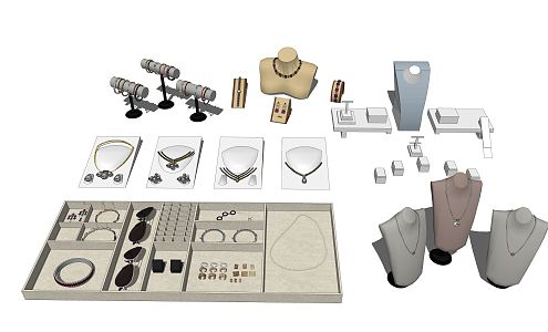 Modern Jewelry Storage 3d model