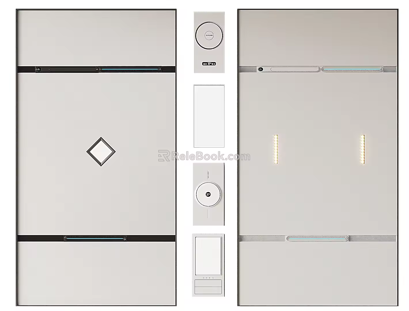 Modern Ceiling Honeycomb Ceiling Large Board Top Yuba 3d model