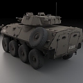 Tank Armored Vehicle Guns Weapons War Machine 3d model