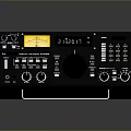 Weapon Control Device with Green Casing Digital Display Frequency Knobs and Control Buttons