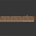 Traditional Building Interior With Wooden Structure Open Layout Multiple Carpets And Furniture