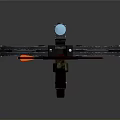Crossbow Mechanical Crossbow Shift Bow and Arrow Shoot Far Equipment Weapons High-tech Crossbow 3d model