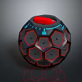Sci-fi Grenade Gun Grenade 3d model