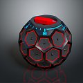 Sci-fi Grenade Grenade Grenade Gun Grenade 3d model