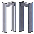 Industrial Security Gate Metal Detector Frame With Dual Stand Design For Public Safety Check