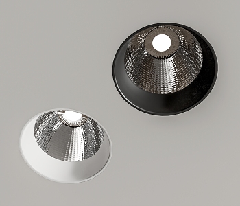 Minimal downlight spotlight 3d model