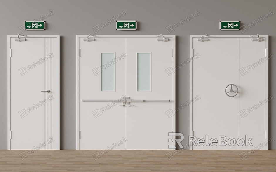 Modern fire door fire door emergency door model