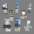 Commercial Equipment Featuring Various Self Service Kiosk Designs For Business Use