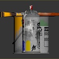 Paint bucket paint bucket life supplies paint 3d model