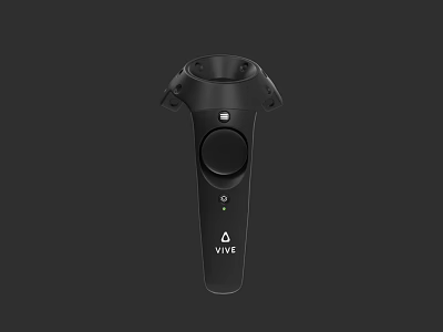 VIVE VR Gaming Controller With Ergonomic Design For Immersive Play Equipment 3d model